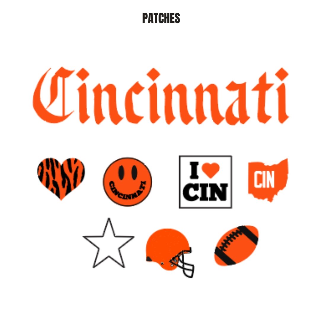Cincinnati Black Hoodie