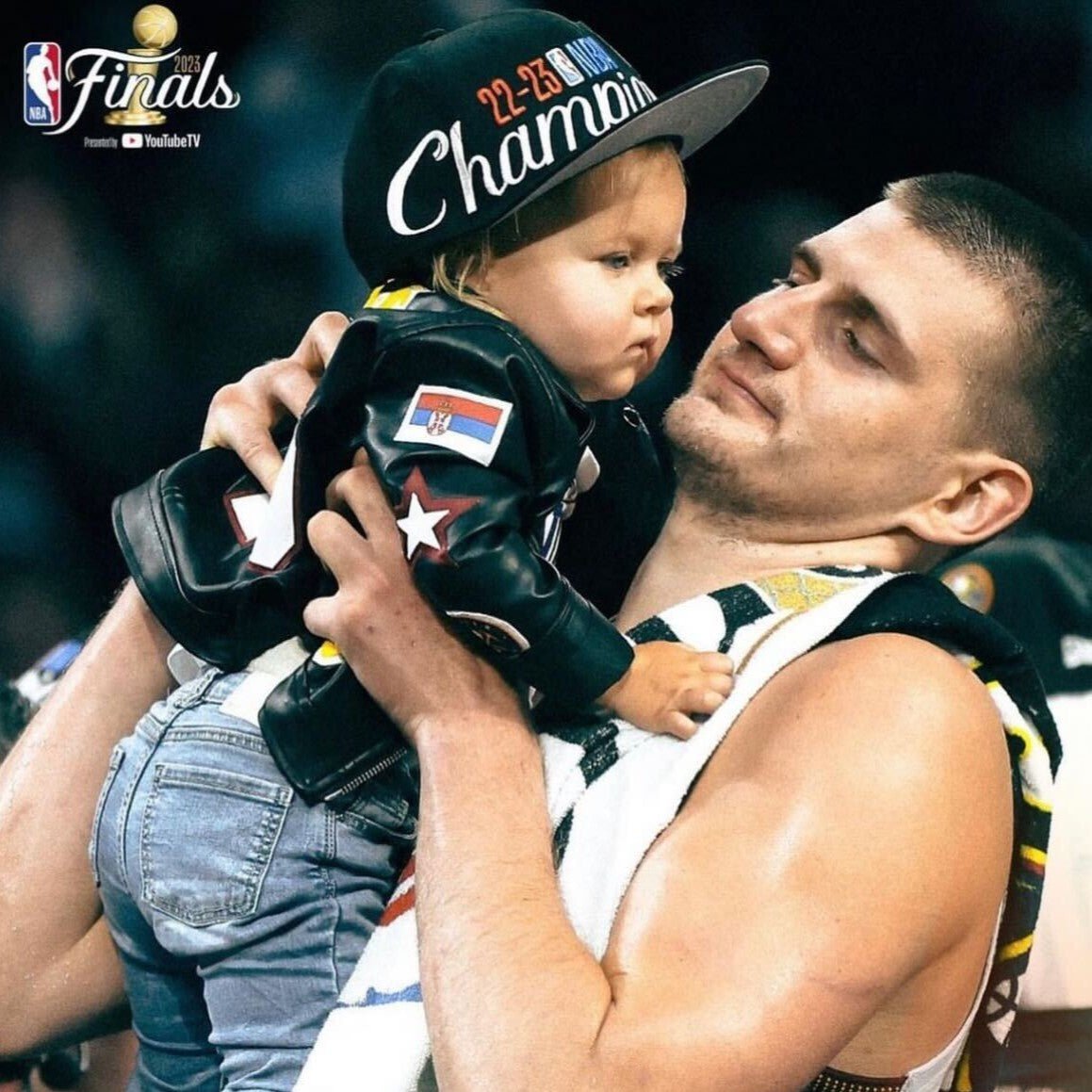 Jokic family wears BROdenim at NBA Championship - BROdenim