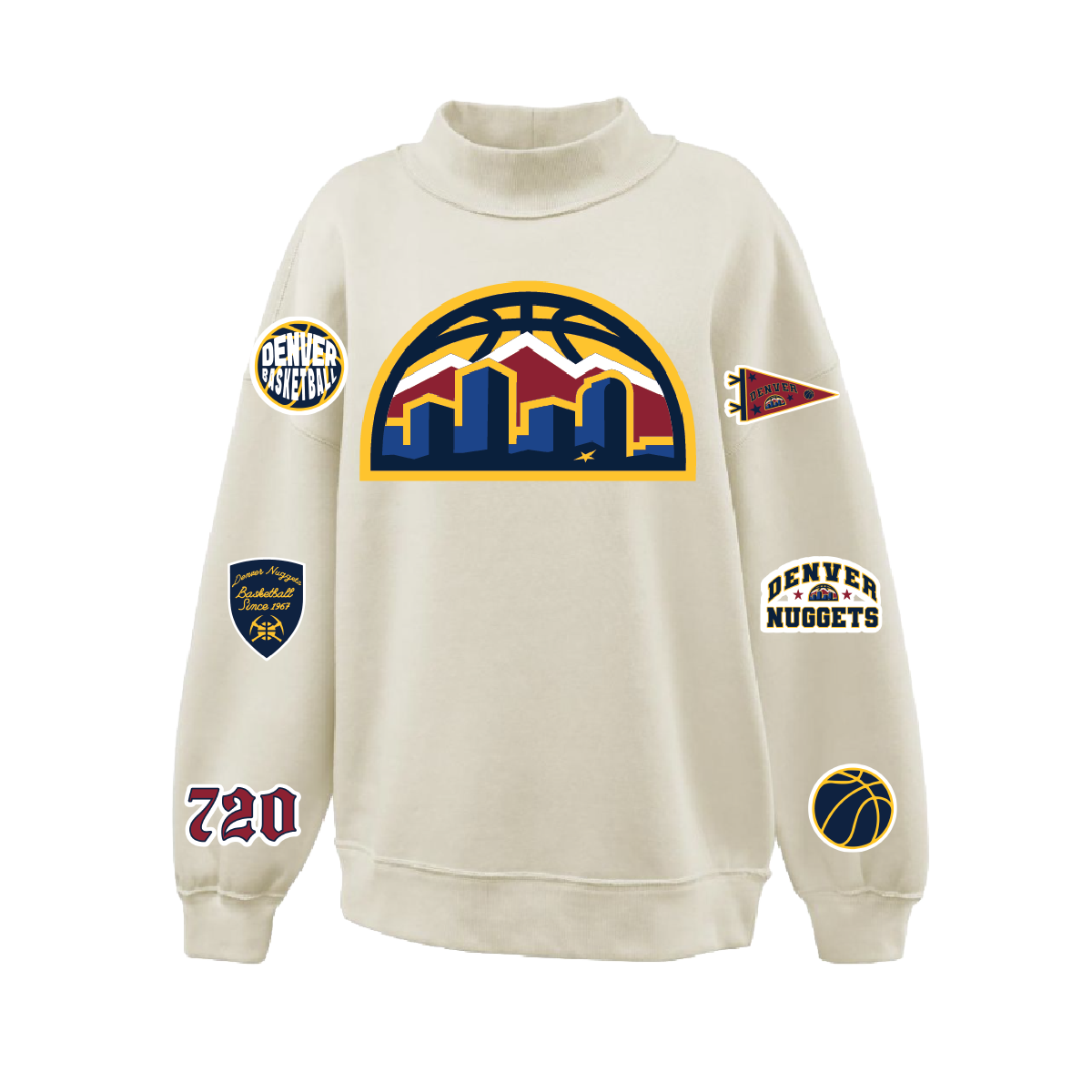 Denver Nuggets Mockneck