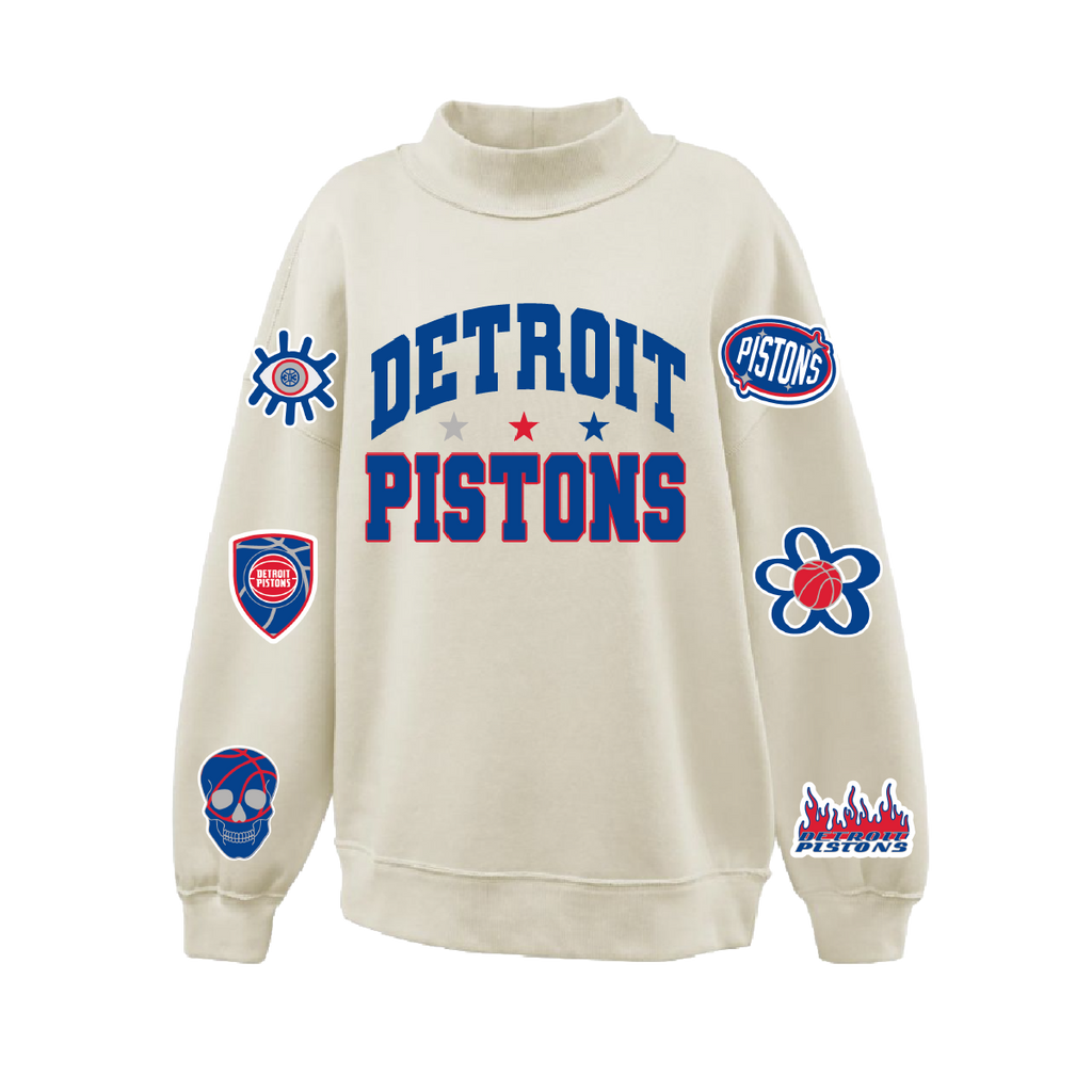 Detroit Pistons Mockneck