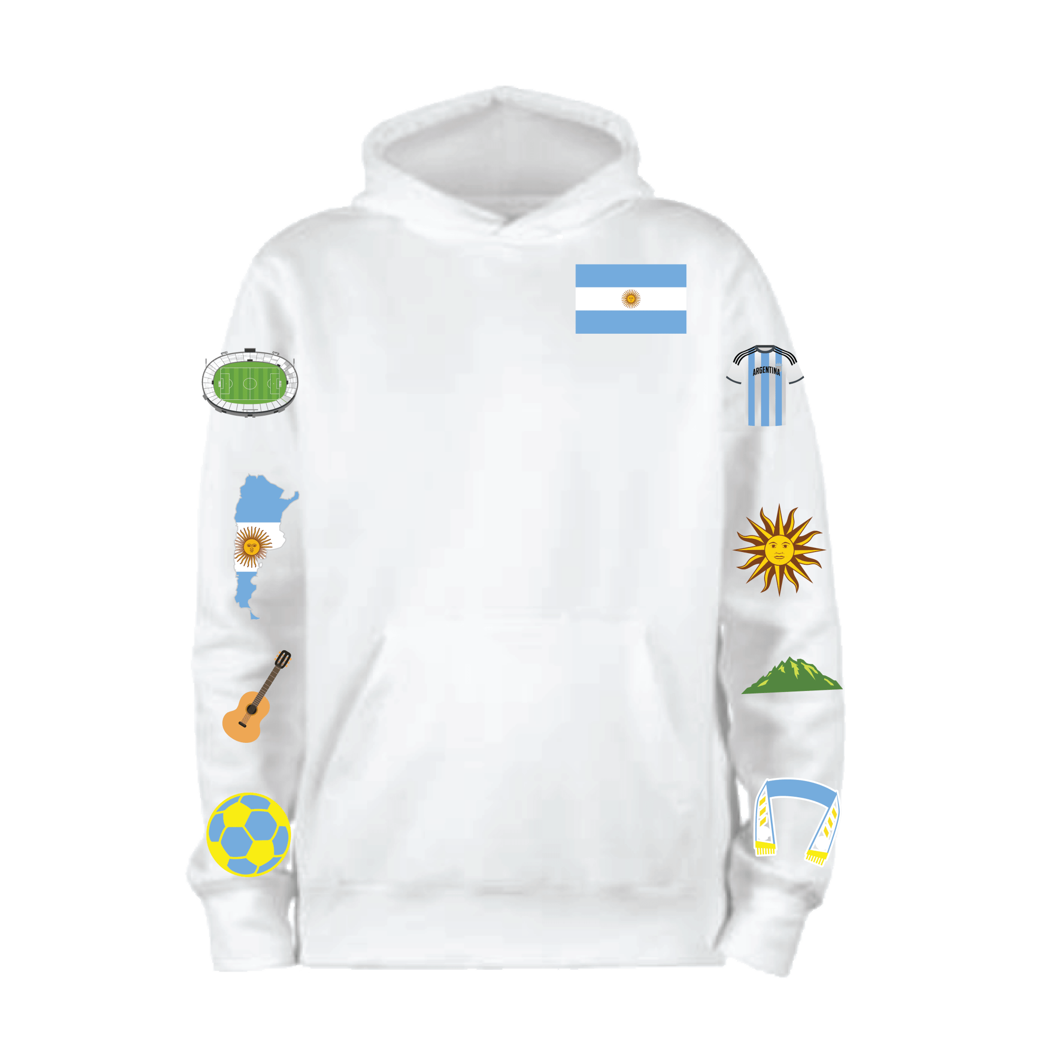 Argentina Soccer Hoodie - BROdenim