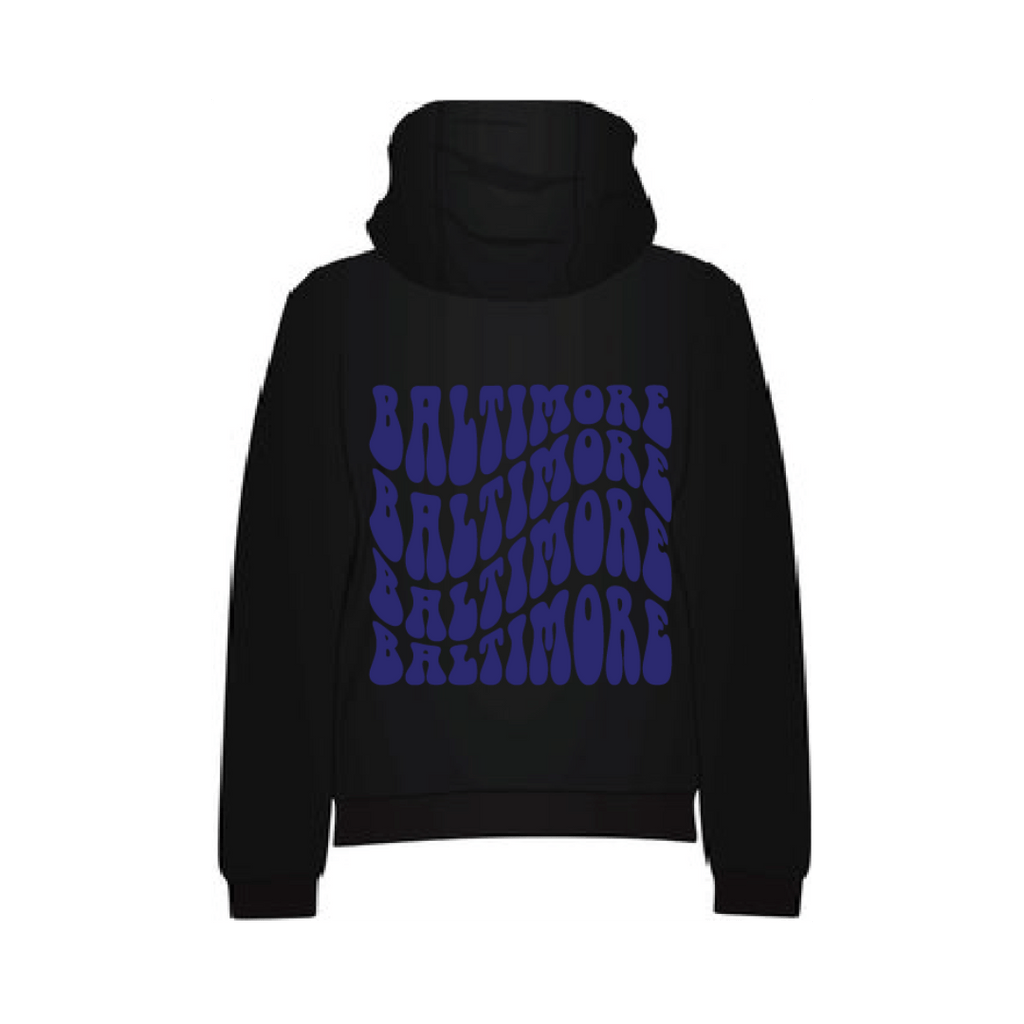 Baltimore Swirl Playoff Hoodie - BROdenim