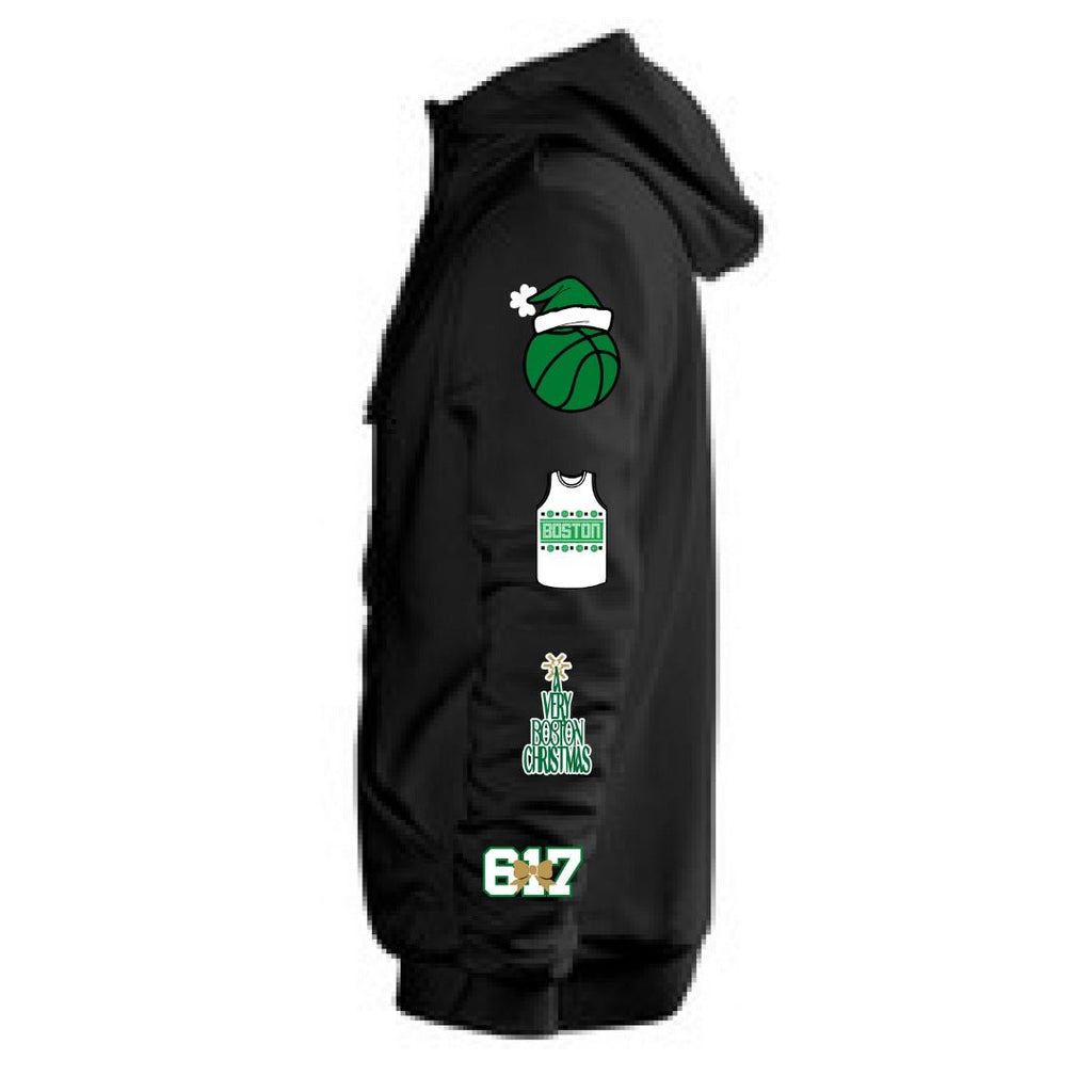 Boston Basketball Holiday Hoodie - BROdenim