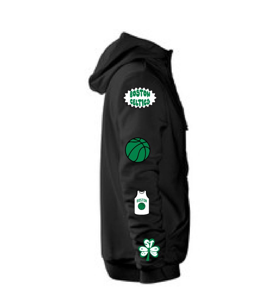Boston Celtics Black Hoodie - BROdenim