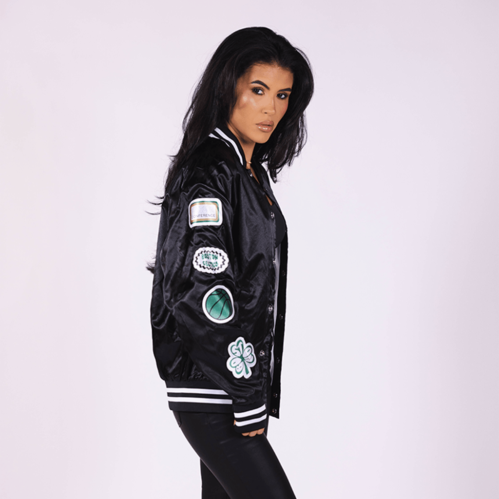 Boston Celtics Satin Bomber - BROdenim