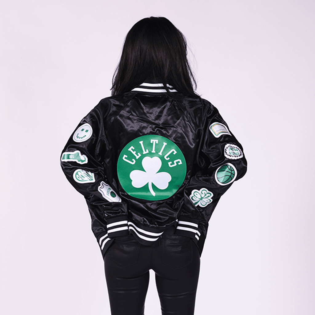 Boston Celtics Satin Bomber - BROdenim