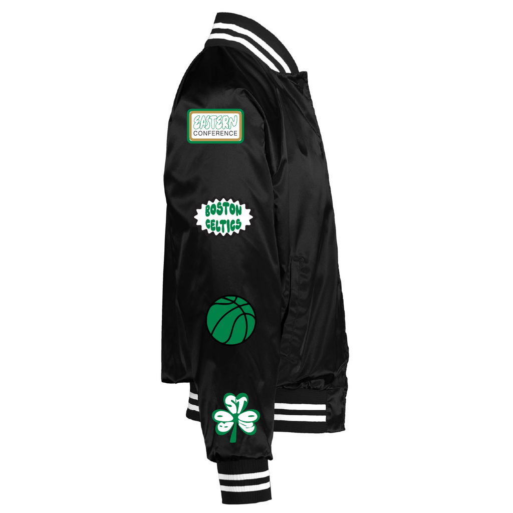 Boston Celtics Satin Bomber - BROdenim