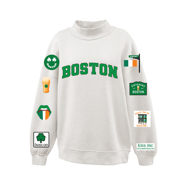 Boston St. Patrick's Day Mock Neck - BROdenim