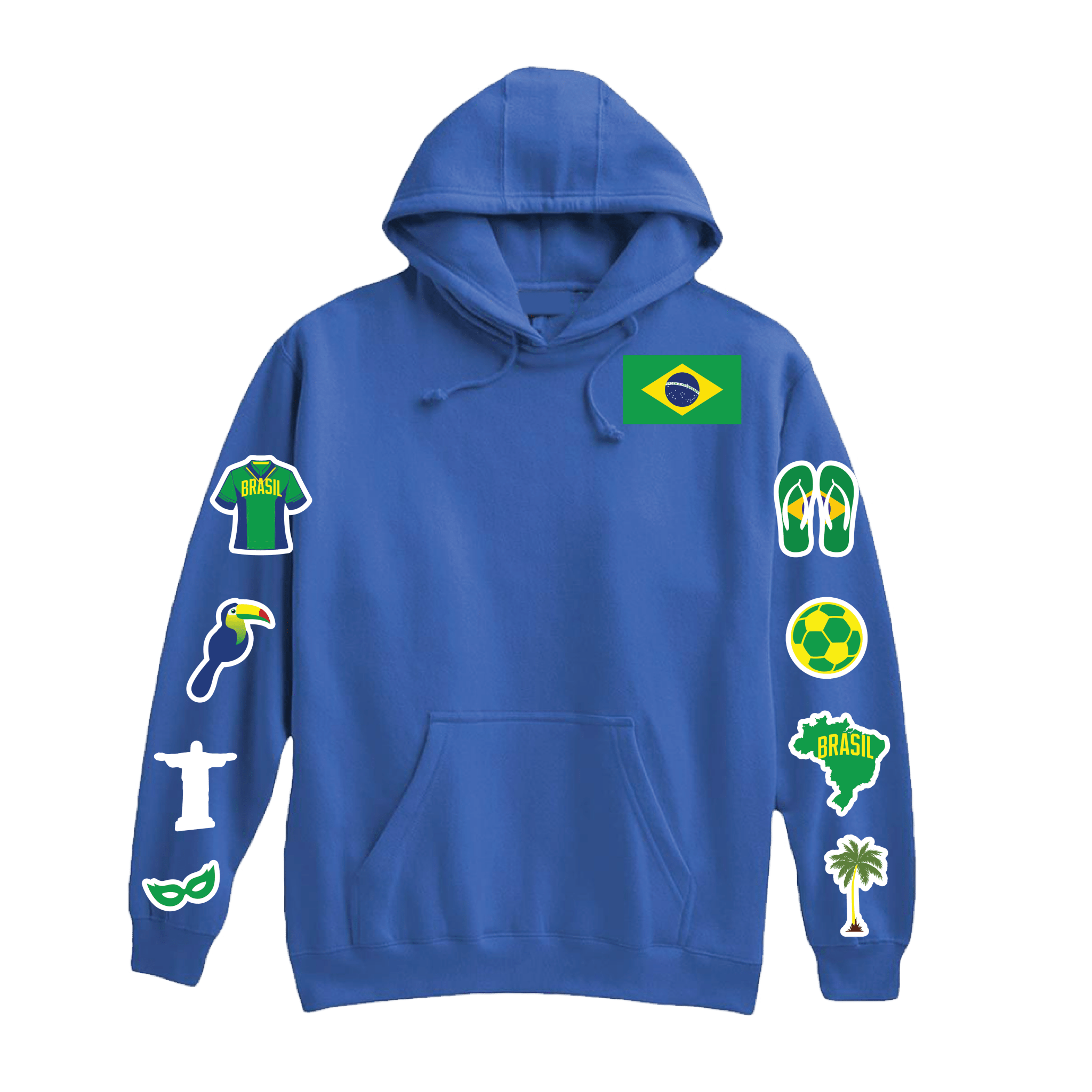 Brazil Soccer Hoodie - BROdenim