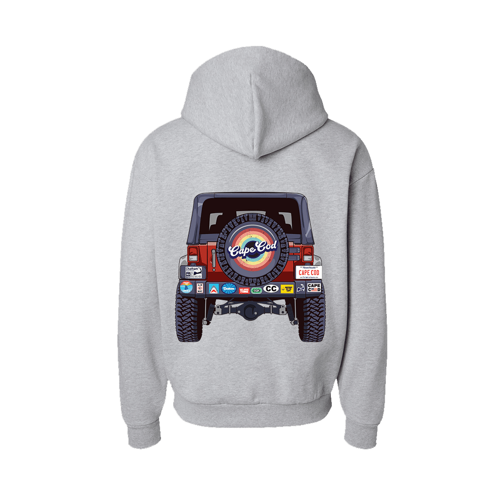 Cape Cod Jeep Pre Patched Hoodie - BROdenim