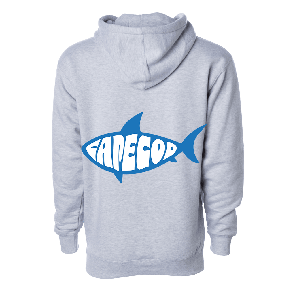 Cape Cod Shark Hoodie Pre Patched - BROdenim