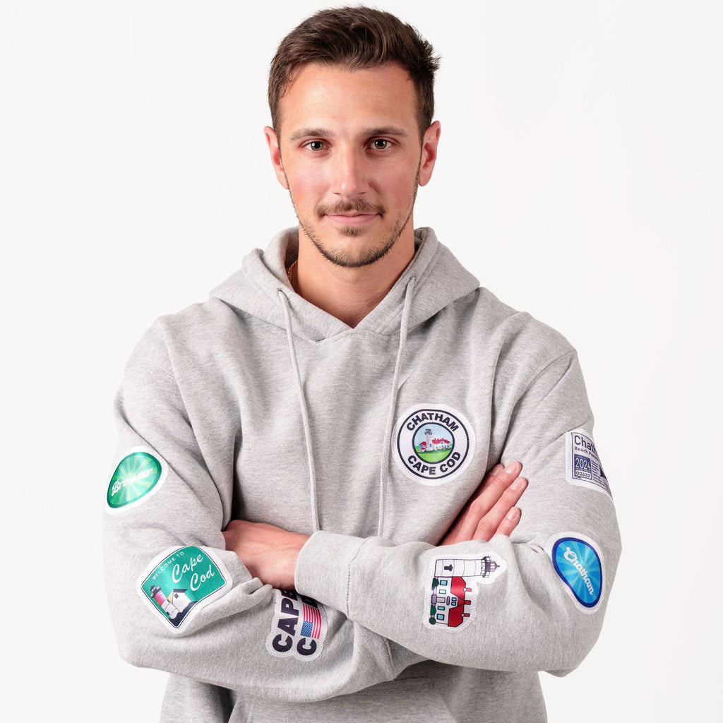 Cape Cod Shark Hoodie Pre Patched - BROdenim