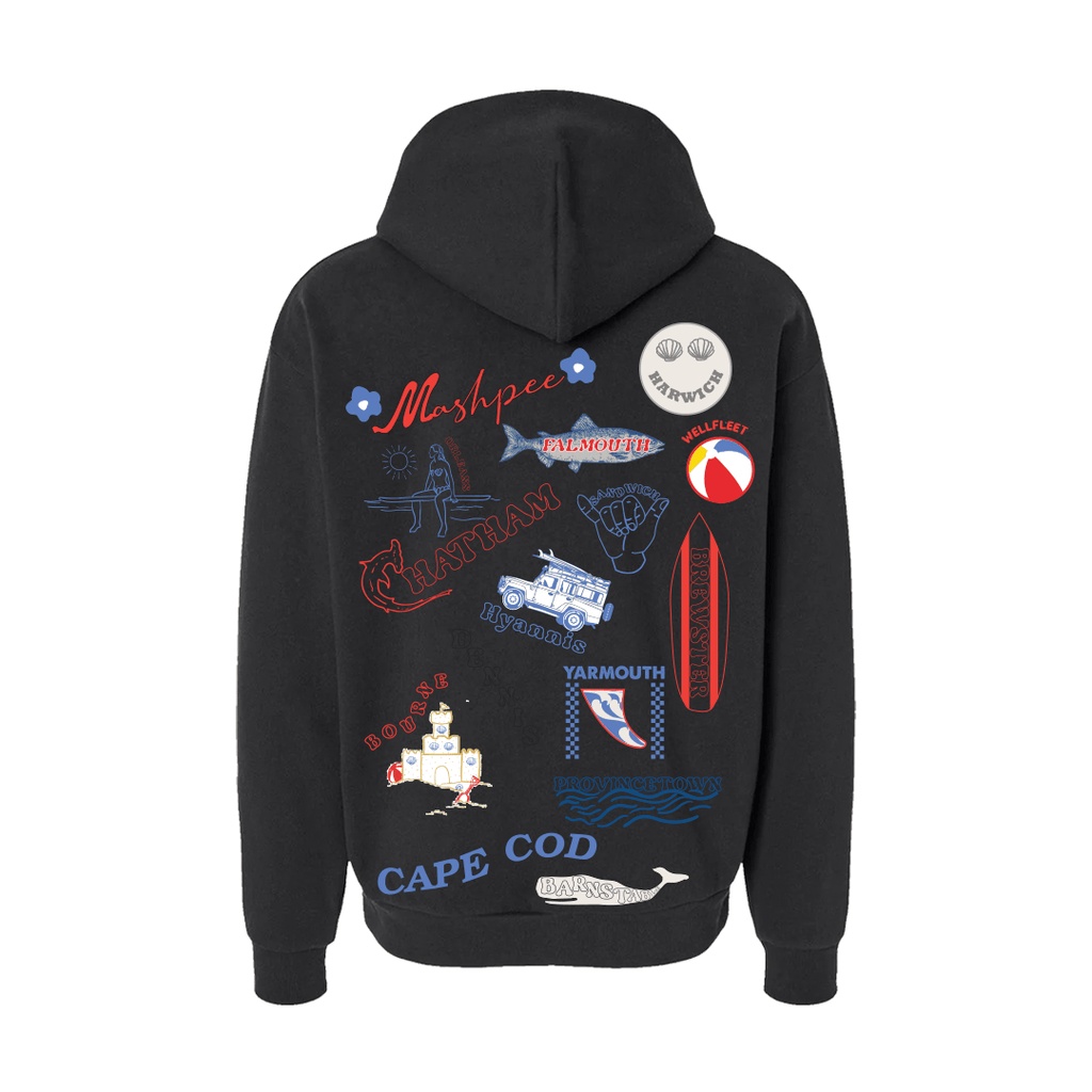 Cape Cod Tattoo Hoodie - BROdenim