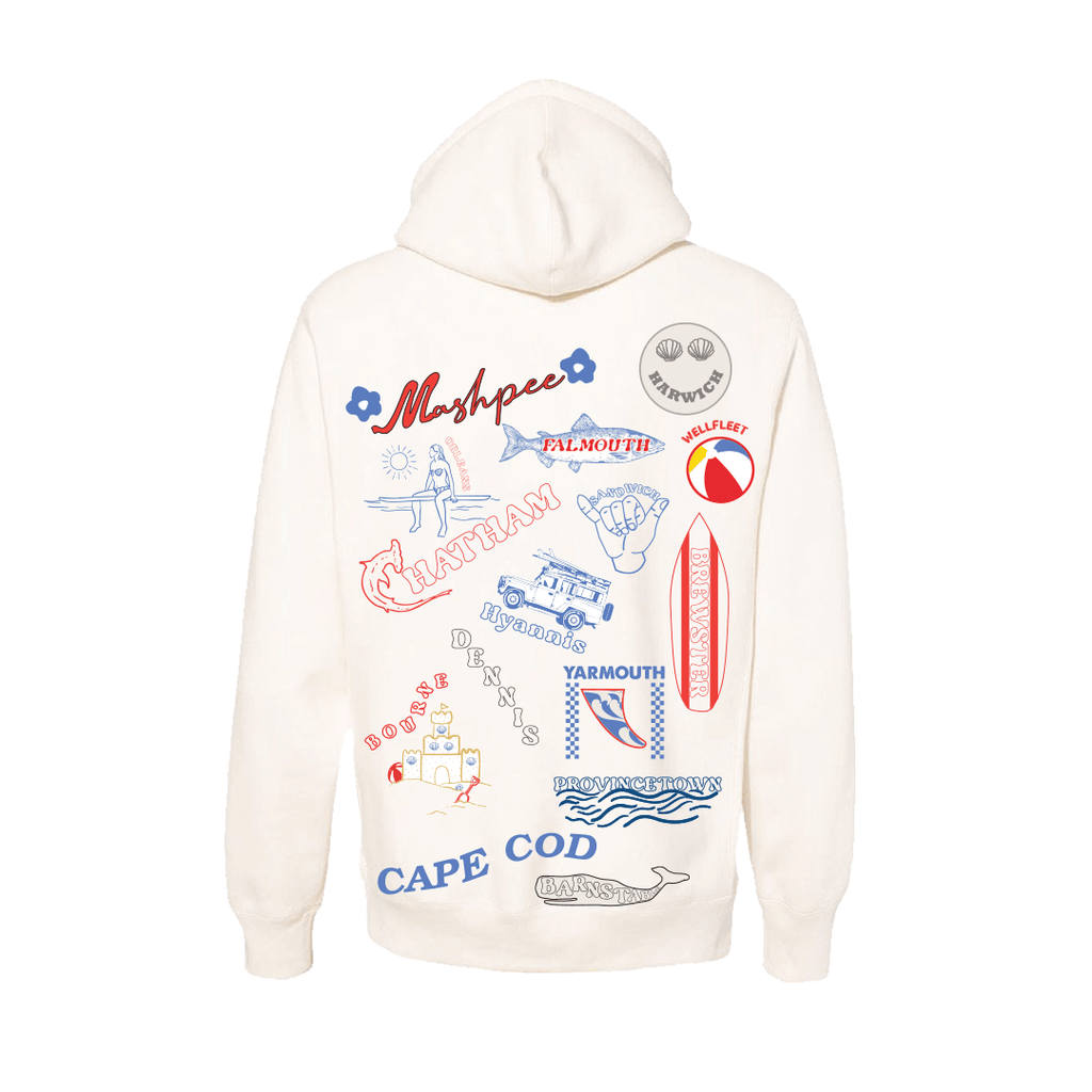 Cape Cod Tattoo Hoodie - BROdenim