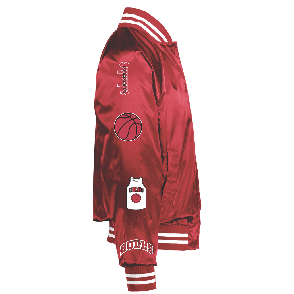 Chicago Bulls Satin Bomber - BROdenim