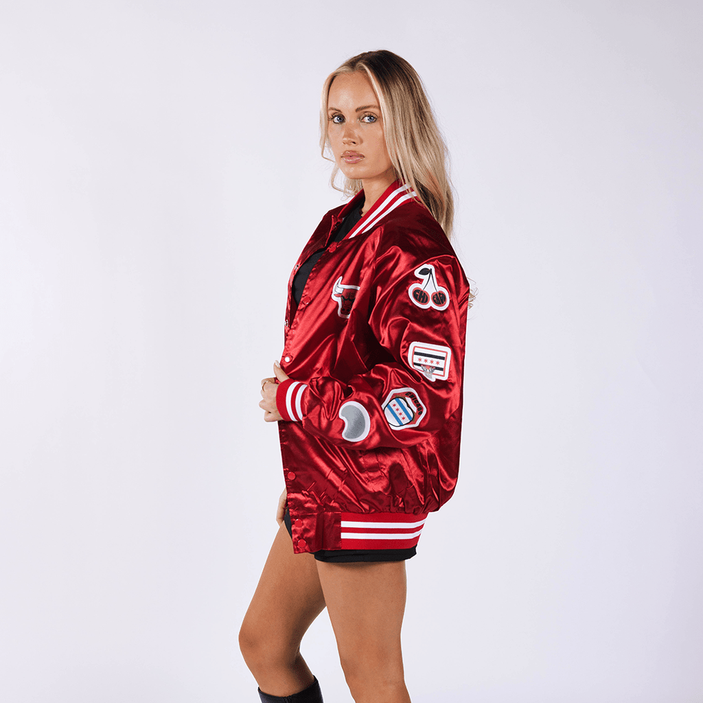 Chicago Bulls Satin Bomber - BROdenim