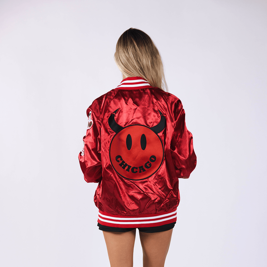 Chicago Bulls Satin Bomber - BROdenim
