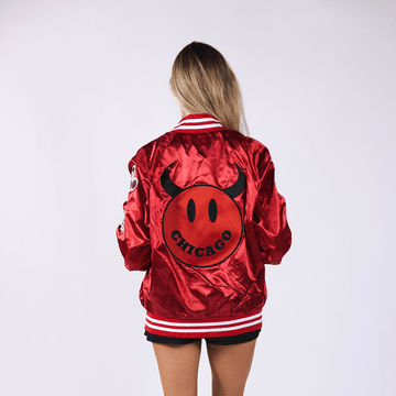 Chicago Bulls Satin Bomber - BROdenim