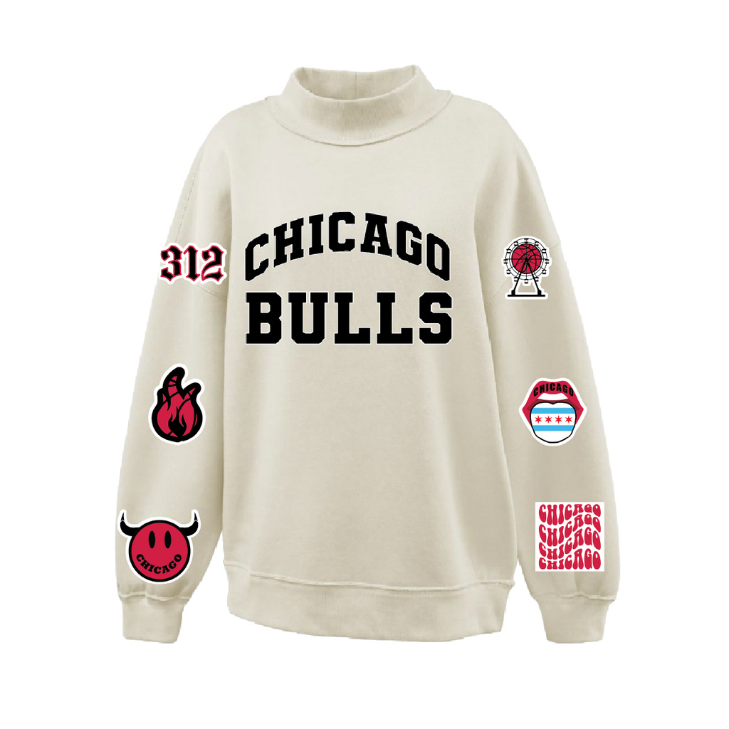 Chicago Bulls Mockneck