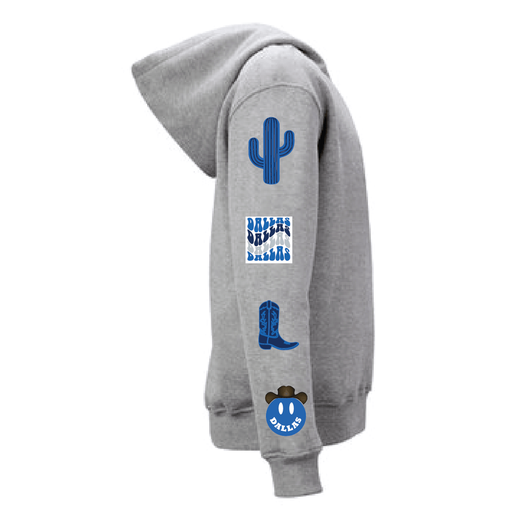 Dallas Maverick Gray Hoodie - BROdenim