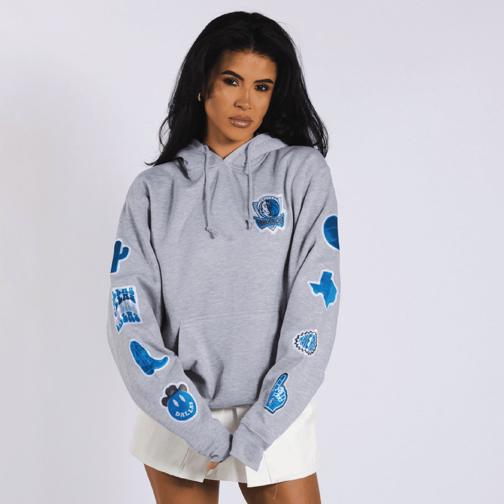 Dallas Maverick Gray Hoodie - BROdenim