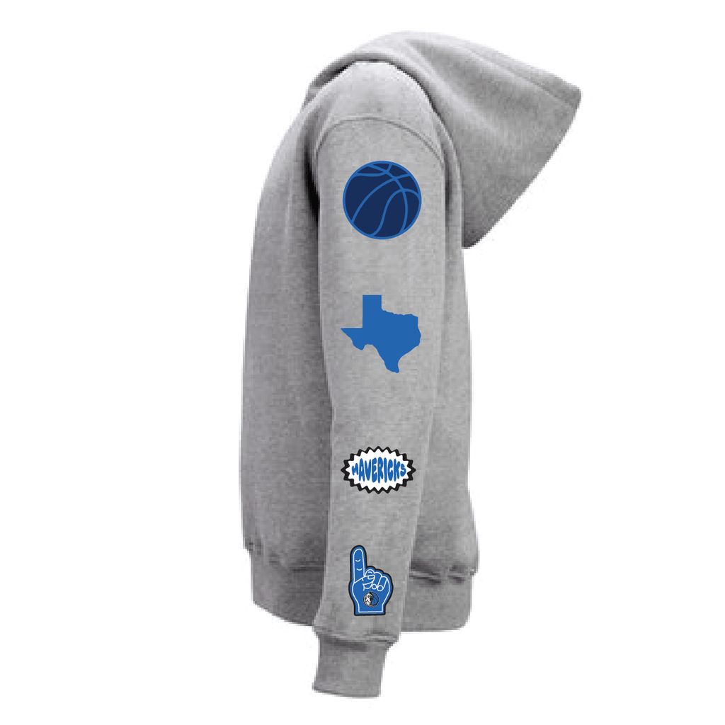 Dallas Maverick Gray Hoodie - BROdenim