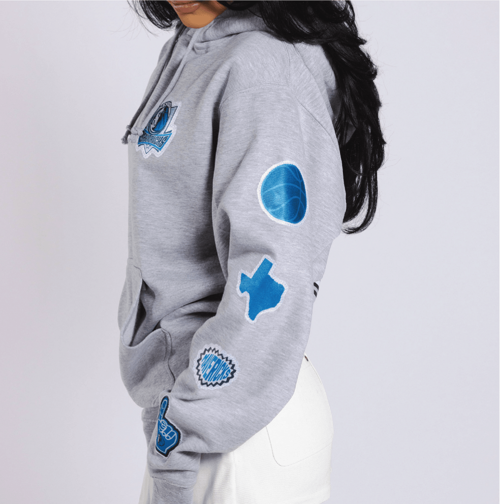 Dallas Maverick Gray Hoodie - BROdenim