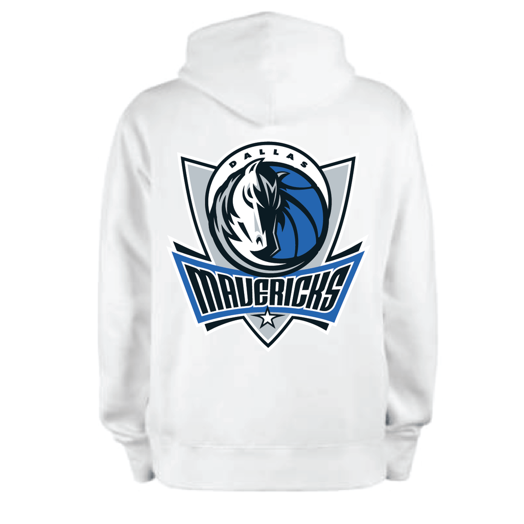 Dallas Maverick White Hoodie - BROdenim