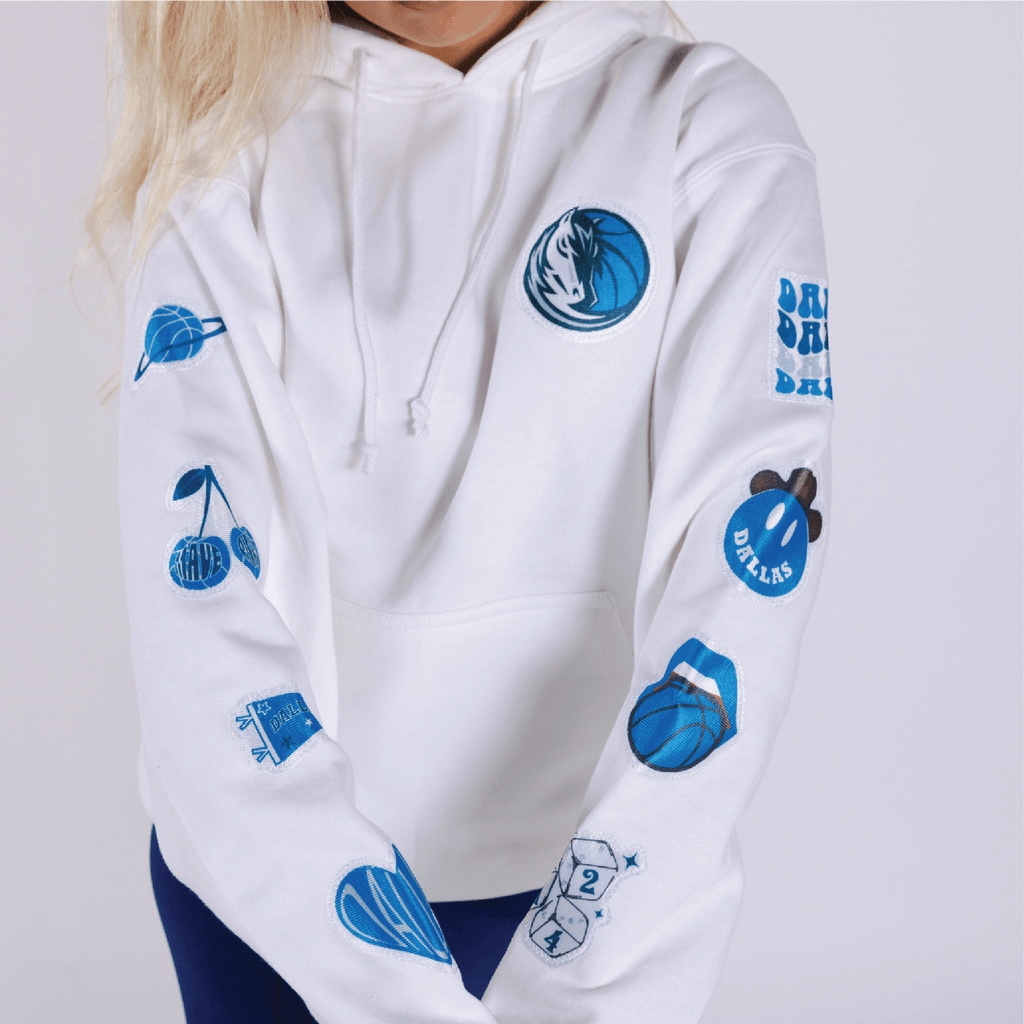 Dallas Maverick White Hoodie - BROdenim