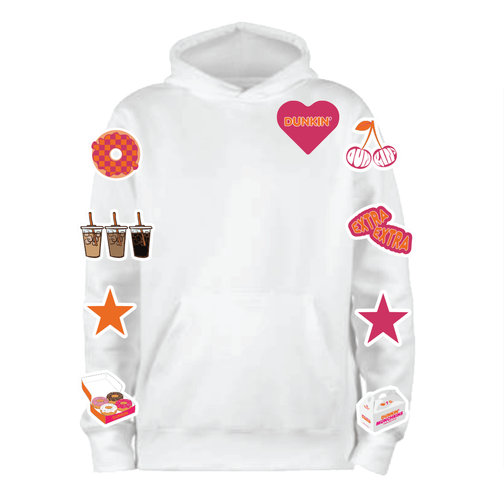 Dunkin X BROdenim White Hoodie - BROdenim