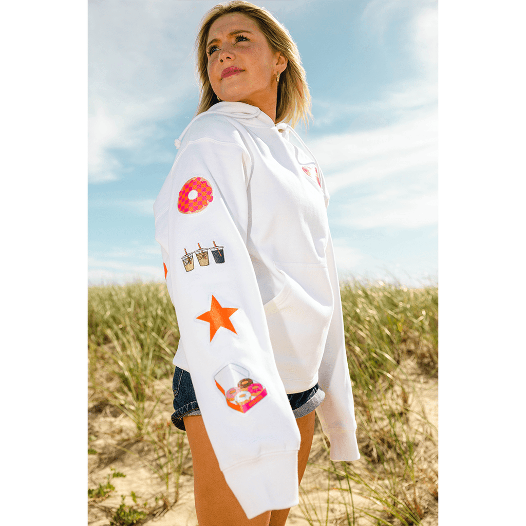 Dunkin X BROdenim White Hoodie - BROdenim