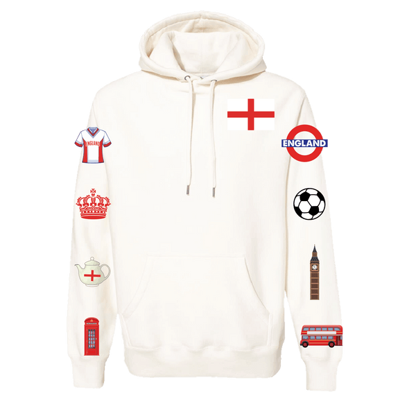 England Soccer Hoodie - BROdenim