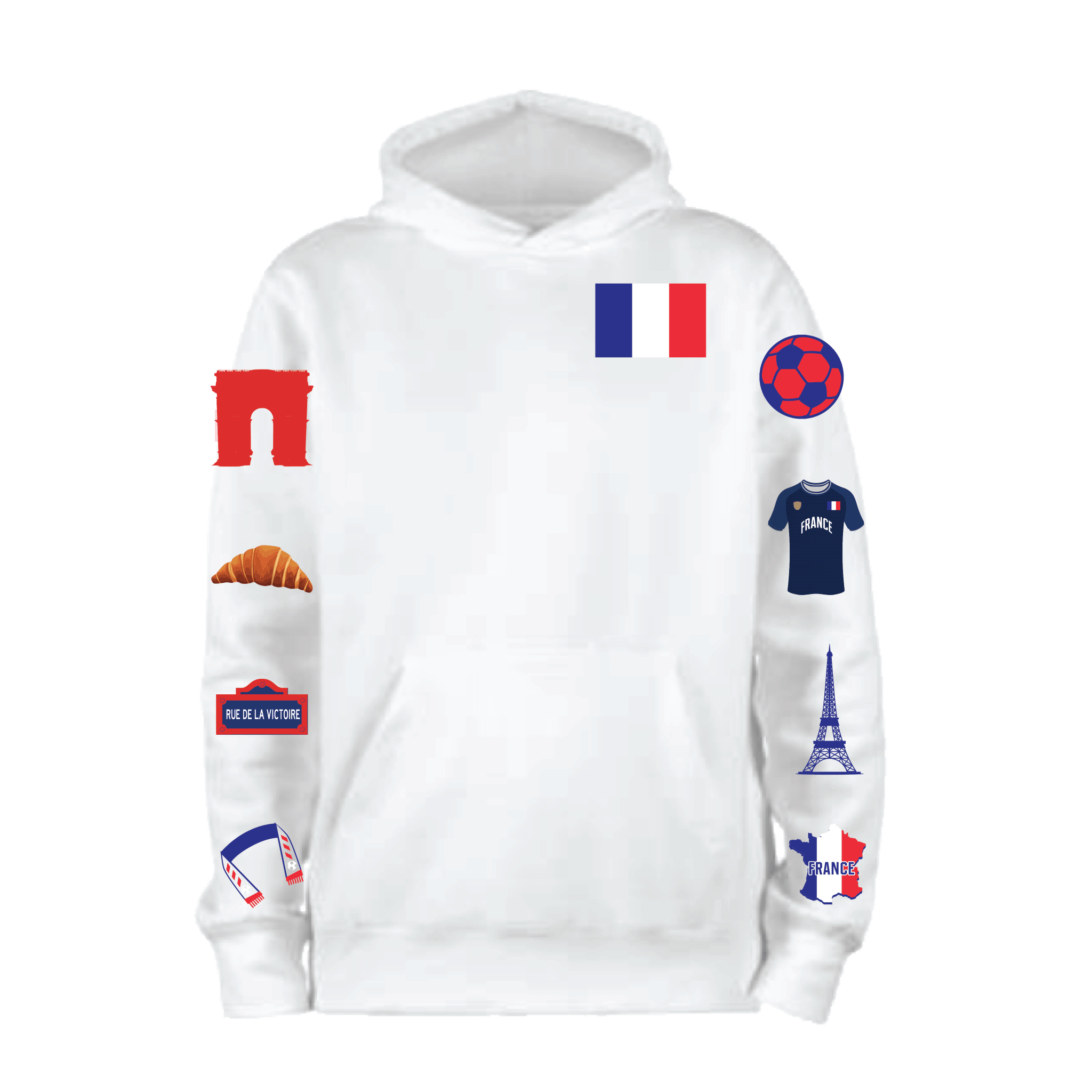 France Soccer Hoodie - BROdenim
