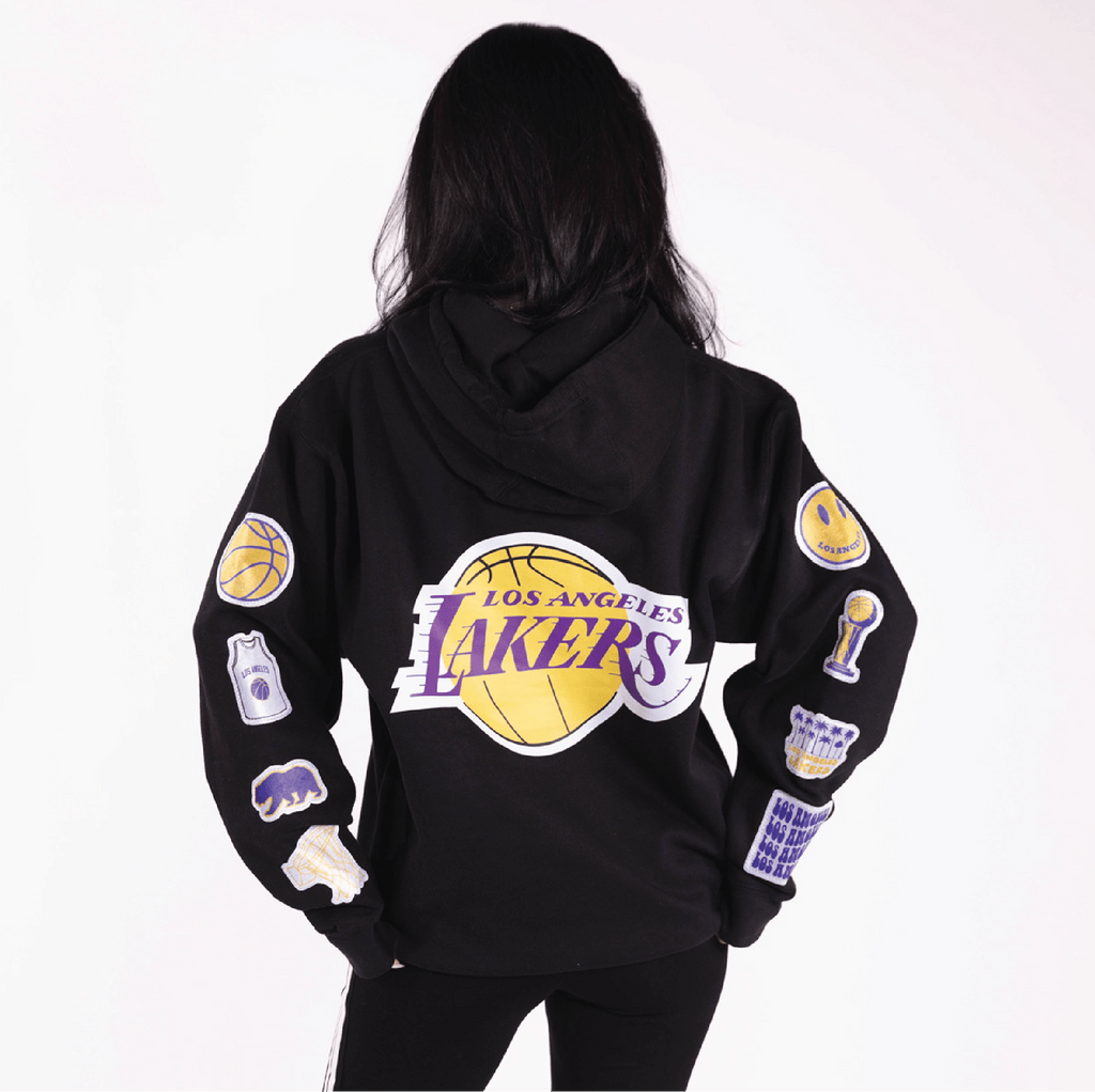 LA Lakers Black Hoodie - BROdenim