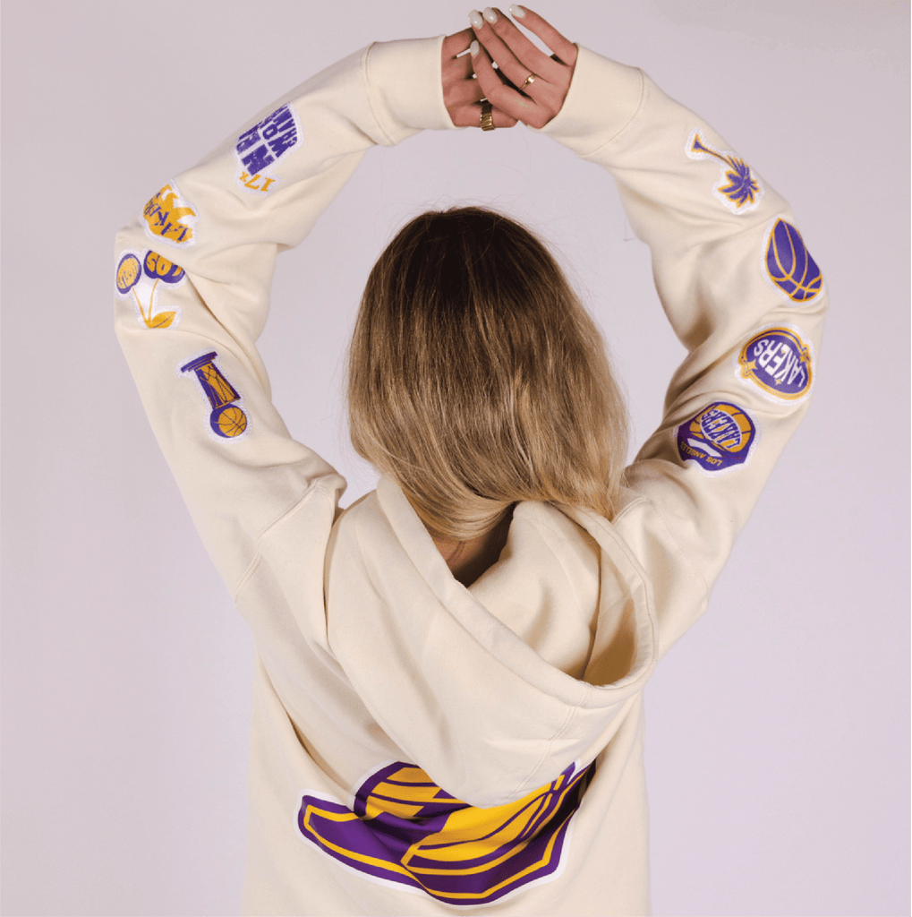LA Lakers Bone Hoodie - BROdenim