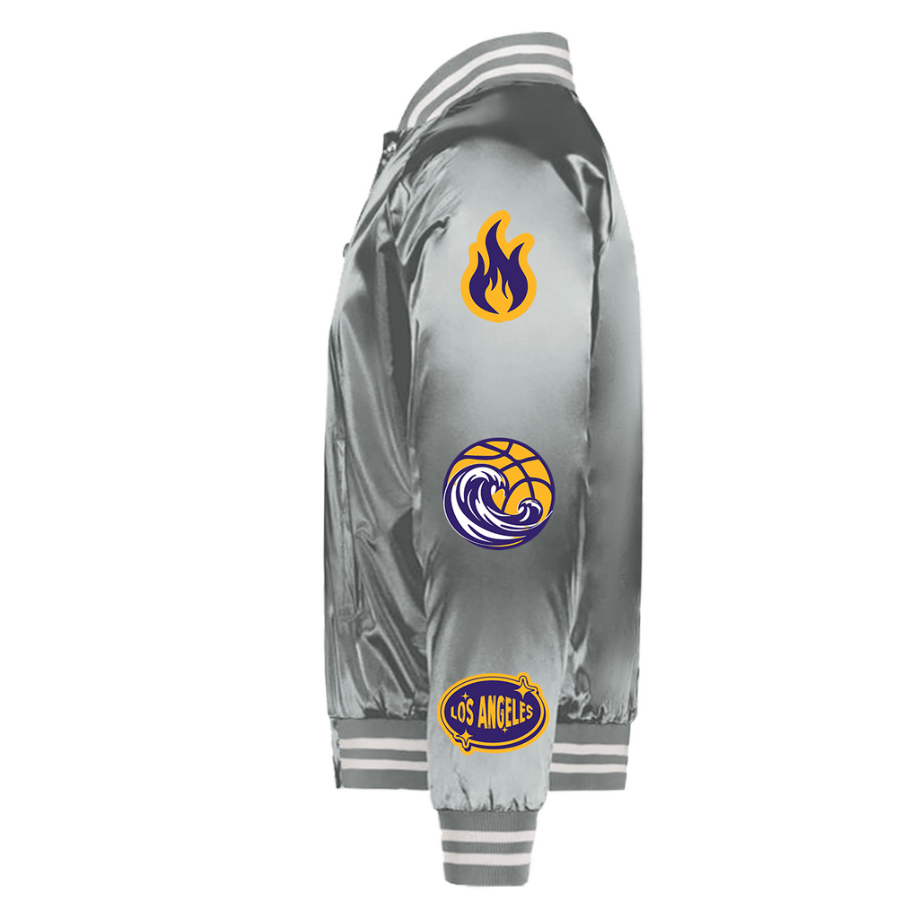 LA Lakers Customizable Bomber - BROdenim