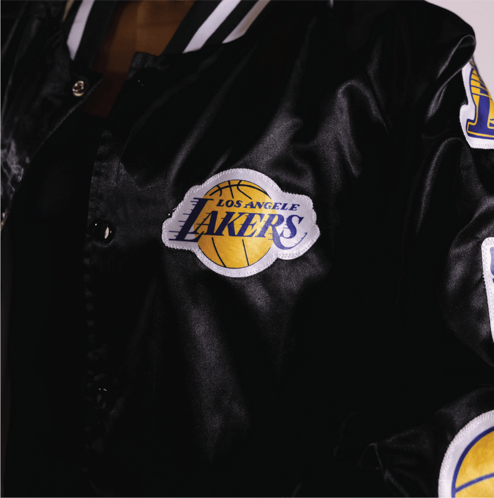 LA Lakers Satin Bomber - BROdenim