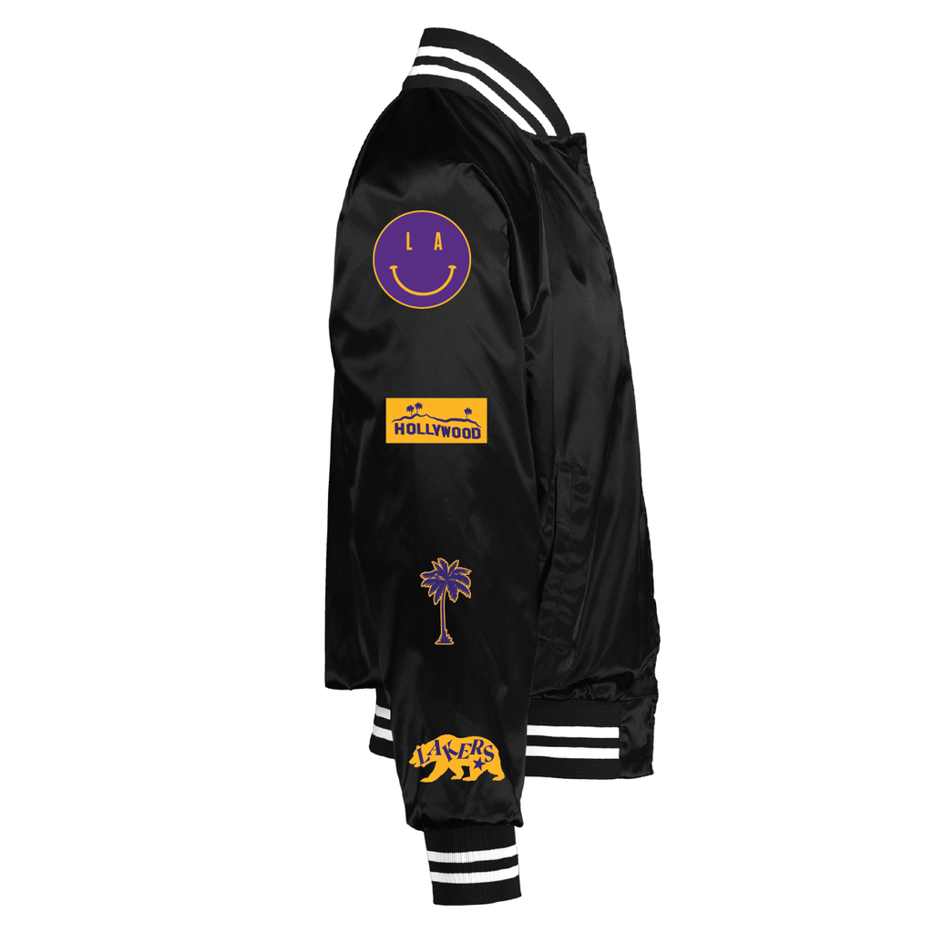LA Lakers Satin Bomber - BROdenim