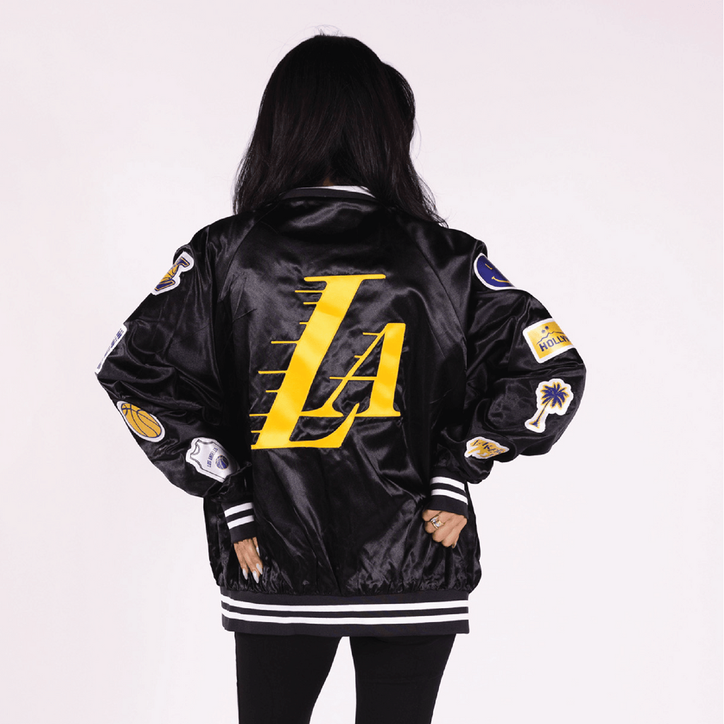 LA Lakers Satin Bomber - BROdenim