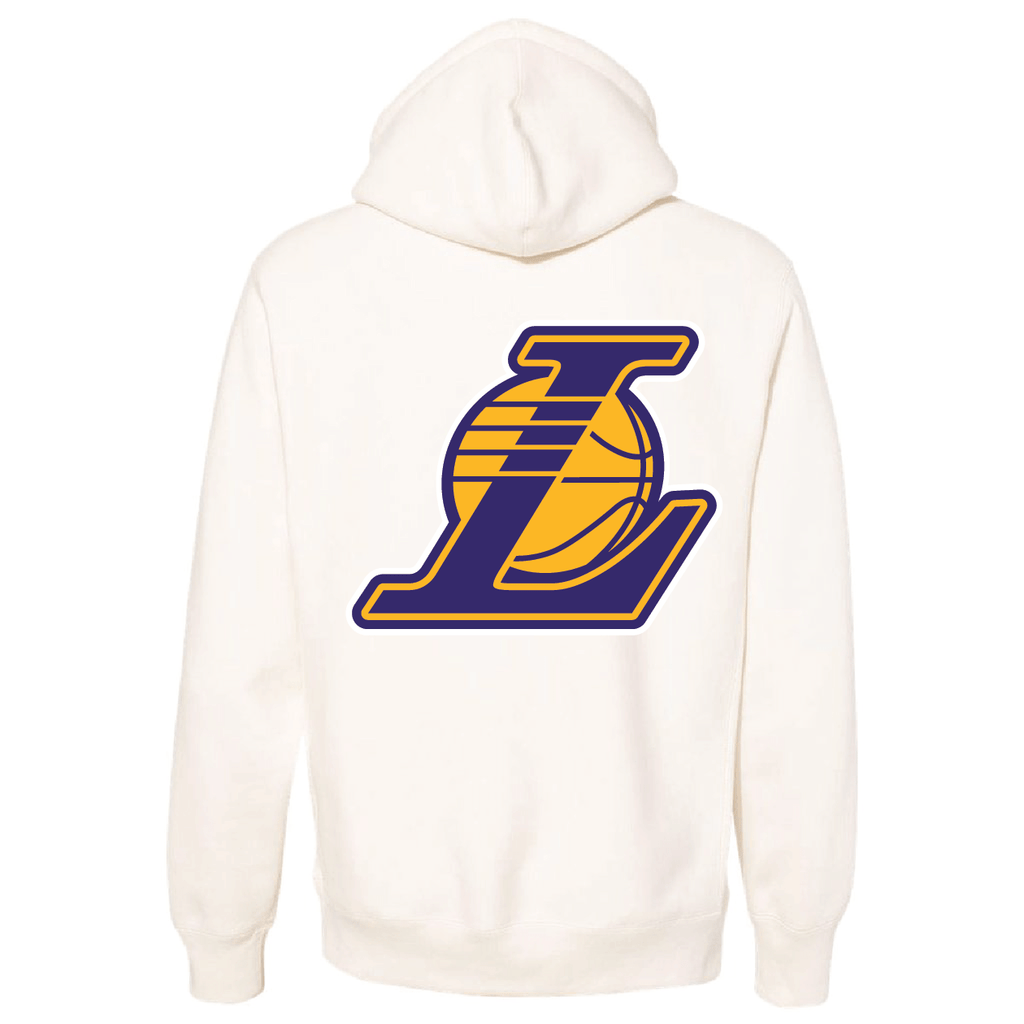 LA Lakers White Hoodie - BROdenim