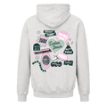 Nantucket Pink & Green Sticker Hoodie - BROdenim