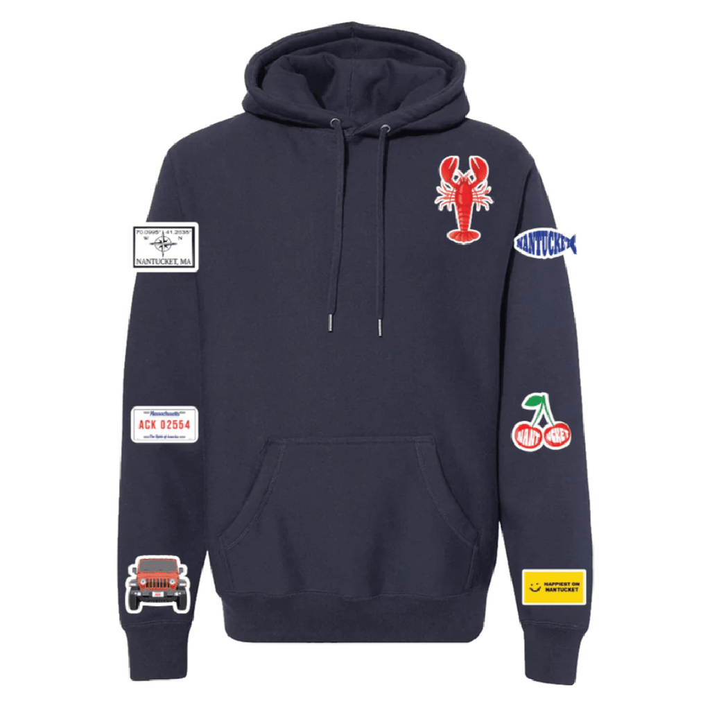 Nantucket PrePatched Lobster Hoodie - BROdenim