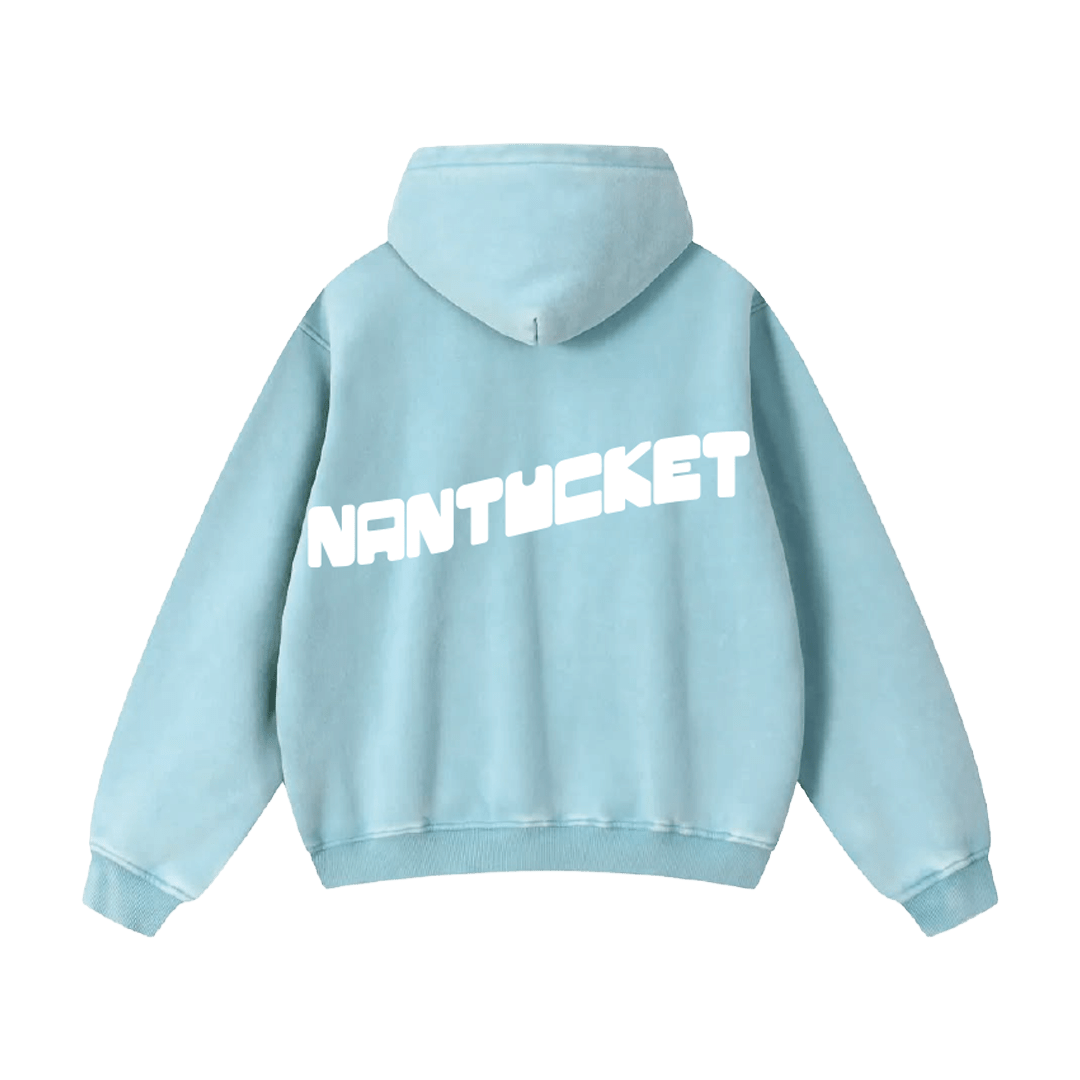 Nantucket Word Wave Blue - BROdenim