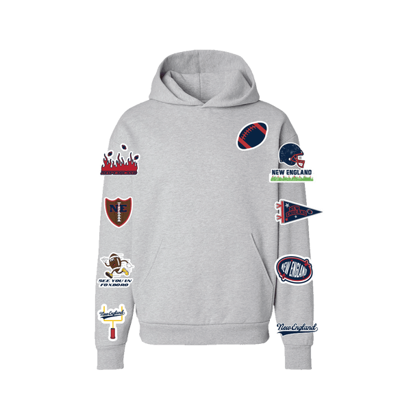 New England Football Swirl Hoodie - BROdenim
