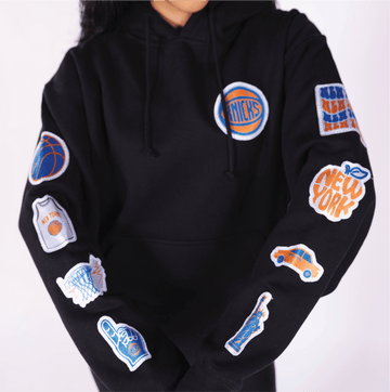 New York Knicks Black Hoodie - BROdenim