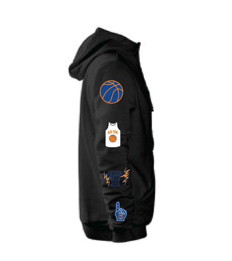 New York Knicks Black Hoodie - BROdenim
