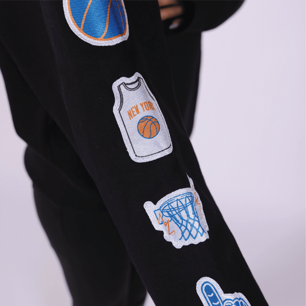New York Knicks Black Hoodie - BROdenim