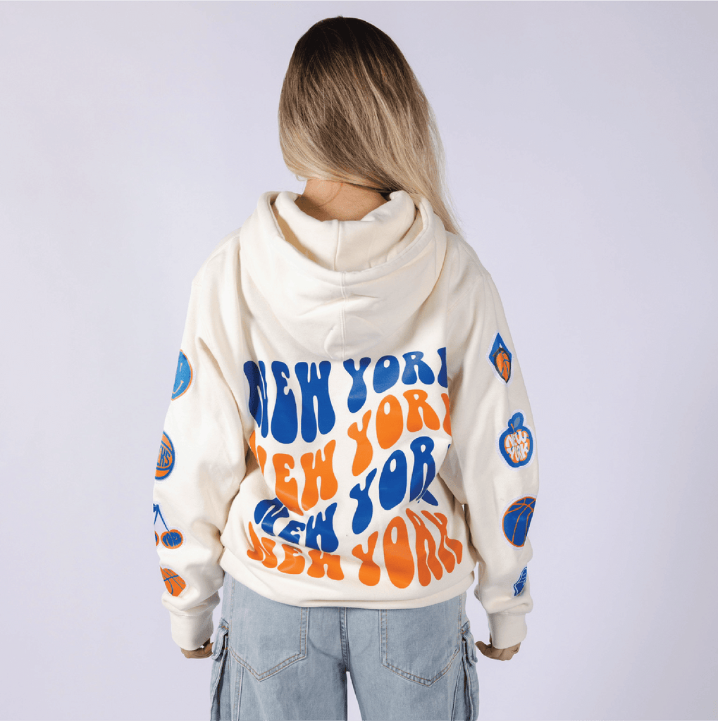 New York Knicks Bone Hoodie - BROdenim