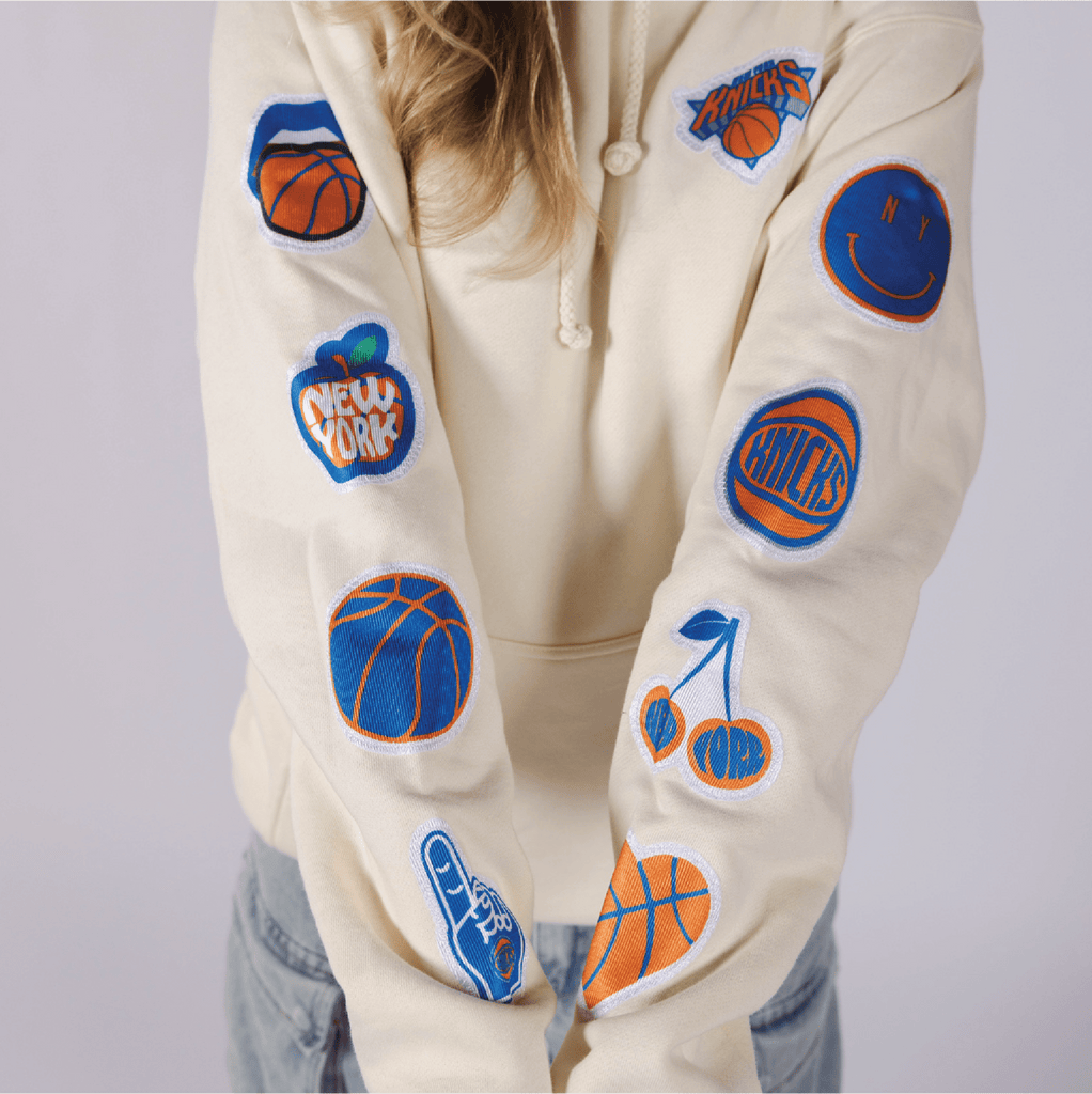 New York Knicks Bone Hoodie - BROdenim