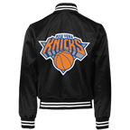New York Knicks Patched Out Satin Bomber - BROdenim